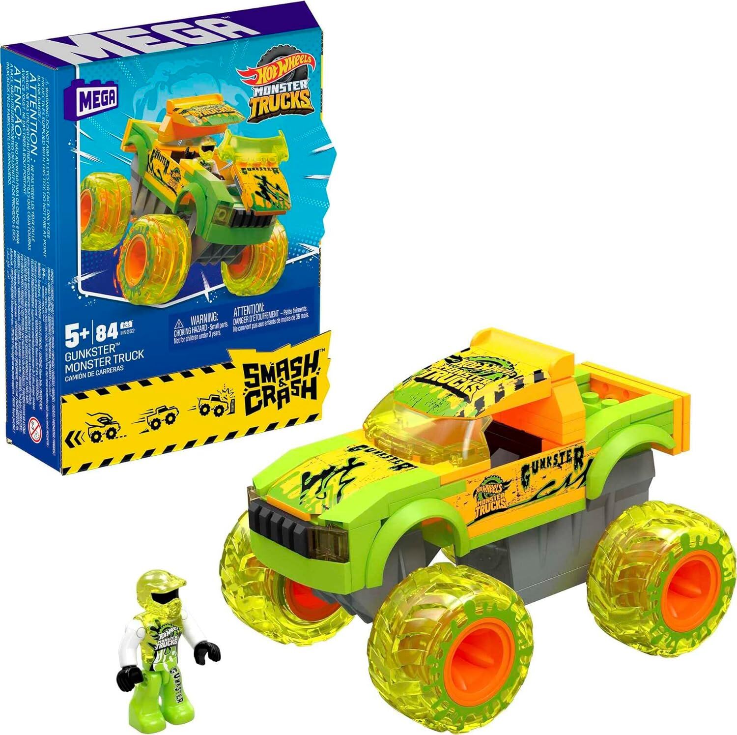 MEGA Hot Wheels Smash N Crash Gunkster