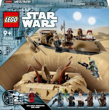 LEGO Star Wars: Jedi’ın Dönüşü Çöl Skiff’i ve Sarlacc Çukuru 75396-9 Yaş ve Üzeri Star Wars Sevenler İçin Oyuncak Araç Yapım Seti (558 Parça)