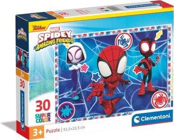 CLEMENTONI 30 el. Super Kolor Spidey and His Amazing [PUZZLE]