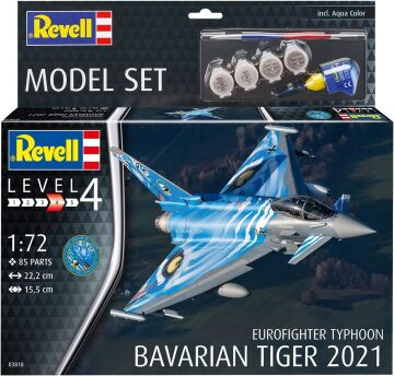 Revell, M.Set Eurofighter Typhoon ''Bavarian Tiger 2021'', Uçak, Oyuncak