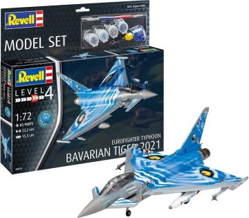 Revell, M.Set Eurofighter Typhoon ''Bavarian Tiger 2021'', Uçak, Oyuncak
