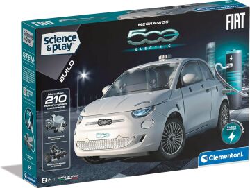 Clementoni Mekanik Laboratuvarı Fiat 500E Elektirikli Araba 75085