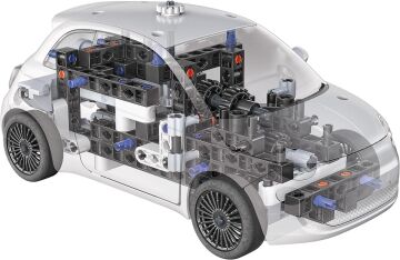 Clementoni Mekanik Laboratuvarı Fiat 500E Elektirikli Araba 75085