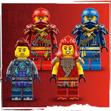 LEGO NINJAGO Kai’nin Ninja Tırmanma Robotu 71812-9 Yaş ve Üzeri Çocuklar için 4 Ninja Minifigürü İçeren Yaratıcı Oyuncak Yapım Seti (623 Parça)
