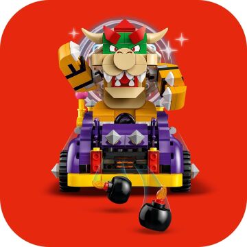LEGO Super Mario Bowser’ın Büyük Arabası Ek Macera Seti 71431-8 Yaş ve Üzeri Super Mario Hayranları İçin Koleksiyonluk Yaratıcı Oyuncak Yapım Seti (458 Parça)