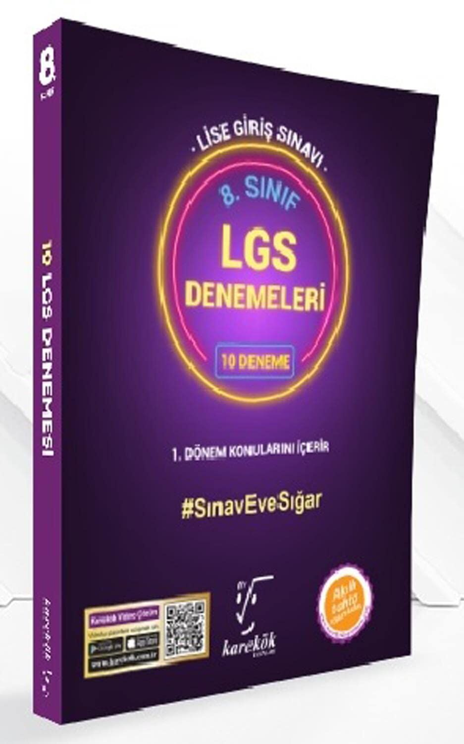Karekök LGS 8. Sınıf 1. Dönem 10 Fasikül Mor Deneme 2020-YENİ