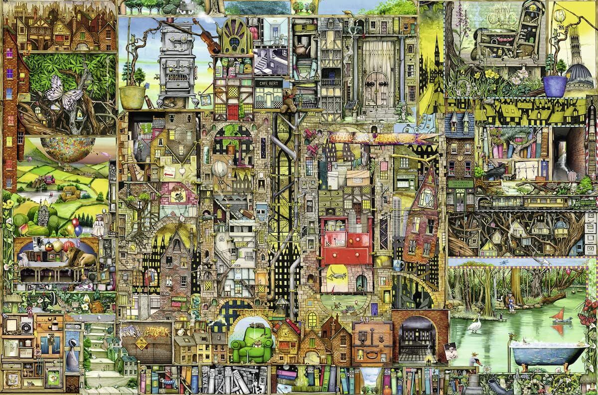 Ravensburger (174300) 5000 Parça Puzzle C Thompson Şehir