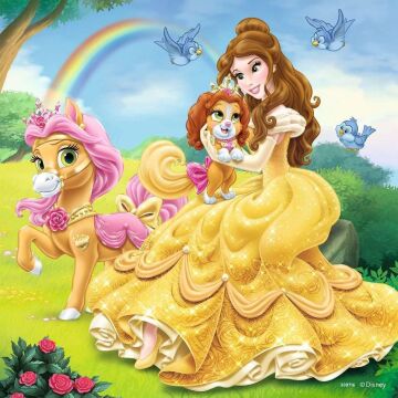 Ravensburger RPK093465 Çocuk Yapboz, Belle Sindrealla Rapunzel