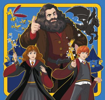 CLEMENTONI 3x48 Super Kolor Harry Potter [PUZZLE]
