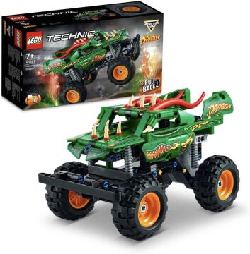 LEGO® Technic Monster Jam™ Dragon™ 42149 - Oyuncak Kamyonları Seven 7 Yaş ve Üzeri Çocuklar için 2’si 1 Arada Model (217 Parça)