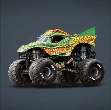 LEGO® Technic Monster Jam™ Dragon™ 42149 - Oyuncak Kamyonları Seven 7 Yaş ve Üzeri Çocuklar için 2’si 1 Arada Model (217 Parça)