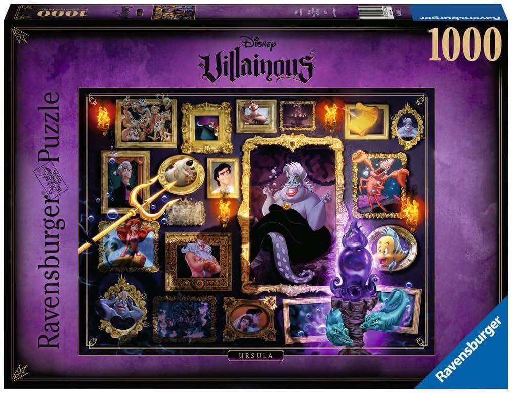 Ravensburger Villainous Ursula Yapboz, 1000 Parça