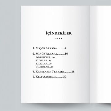 Ekorp Kitap Mini Modern Klasik Tarot, Arthur Edward Waite, 78 Kartlık Deste ve 32 Sayfa Rehber Kitapçık