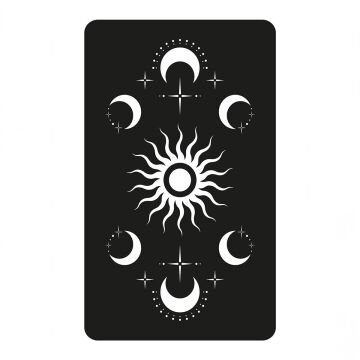 Ekorp Kitap Black Tarot, Arthur Edward Waite, 78 Kartlık Deste ve 96 Sayfa Rehber Kitap