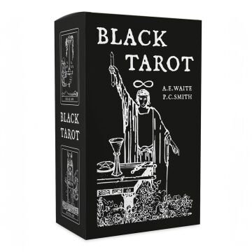 Ekorp Kitap Black Tarot, Arthur Edward Waite, 78 Kartlık Deste ve 96 Sayfa Rehber Kitap