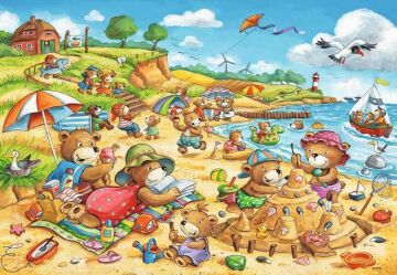 Ravensburger 2x24 Parça Yapboz Seaside Holiday
