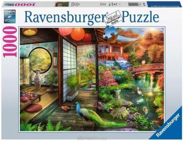 Ravensburger - Japon Bahçesi Çayevi Kyoto 1000p - (10217497)