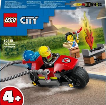 LEGO City İtfaiye Kurtarma Motosikleti 60410-4 Yaş ve Üzeri Çocuklar için İtfaiye Motosikleti İçeren Yaratıcı Oyuncak Yapım Seti (57 Parça)