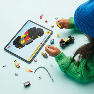 LEGO City İtfaiye Kurtarma Motosikleti 60410-4 Yaş ve Üzeri Çocuklar için İtfaiye Motosikleti İçeren Yaratıcı Oyuncak Yapım Seti (57 Parça)