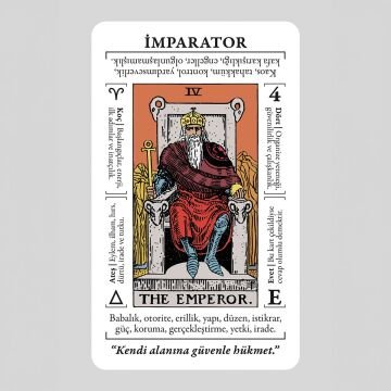 Ekorp Kitap Başlangıç Tarot, Arthur Edward Waite, 78 Kartlık Deste ve 96 Sayfa Rehber Kitap
