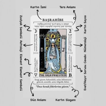 Ekorp Kitap Başlangıç Tarot, Arthur Edward Waite, 78 Kartlık Deste ve 96 Sayfa Rehber Kitap