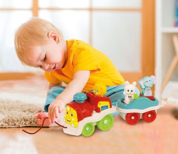 17848 Baby Clementoni - Bebek Hayvanlar Treni +9 ay