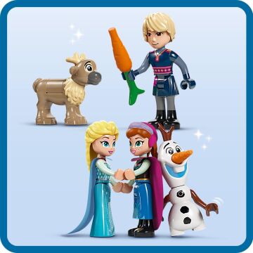 LEGO ǀ Disney Princess Karlar Ülkesi Elsa’nın Buz Sarayı 43244, 6 Yaş ve Üzeri Çocuklar ve Hayranlar için Yaratıcı Oyuncak Yapım Seti (630 Parça)