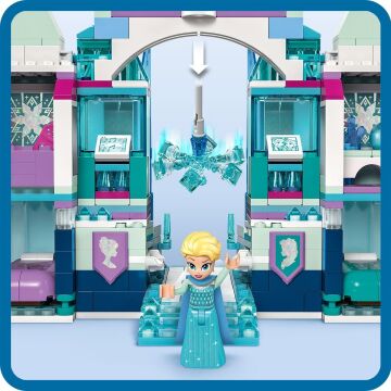 LEGO ǀ Disney Princess Karlar Ülkesi Elsa’nın Buz Sarayı 43244, 6 Yaş ve Üzeri Çocuklar ve Hayranlar için Yaratıcı Oyuncak Yapım Seti (630 Parça)