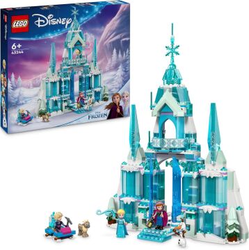 LEGO ǀ Disney Princess Karlar Ülkesi Elsa’nın Buz Sarayı 43244, 6 Yaş ve Üzeri Çocuklar ve Hayranlar için Yaratıcı Oyuncak Yapım Seti (630 Parça)