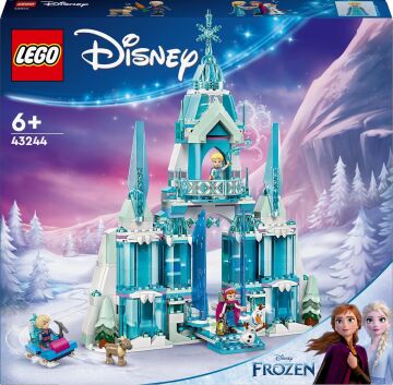 LEGO ǀ Disney Princess Karlar Ülkesi Elsa’nın Buz Sarayı 43244, 6 Yaş ve Üzeri Çocuklar ve Hayranlar için Yaratıcı Oyuncak Yapım Seti (630 Parça)