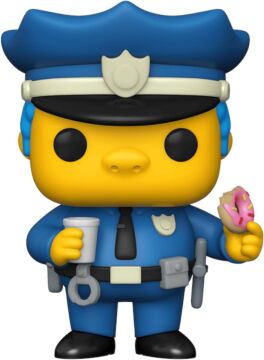 Funko 52946 POP Animasyon: Simpsons Chief Wiggum, Çok Renkli