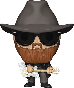 Funko POP! Rocks: ZZ Top-Billy Gibbons - Koleksiyon Vinil Figür - Hediye Fikri - Resmi Ürün - Çocuklar ve Yetişkinler için Oyuncaklar - Müzik Hayranları - Koleksiyonerler ve Teşhir için Model Figürü