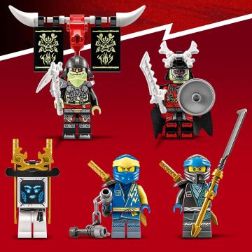 LEGO® NINJAGO® Jay’in Titan Robotu 71785-9 Yaş ve Üzeri Çocuklar için Oyuncak Savaş Robotu ve Ninja Minifigürleri İçeren Oyuncak Yapım Seti (794 Parça)