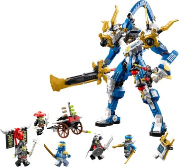 LEGO® NINJAGO® Jay’in Titan Robotu 71785-9 Yaş ve Üzeri Çocuklar için Oyuncak Savaş Robotu ve Ninja Minifigürleri İçeren Oyuncak Yapım Seti (794 Parça)