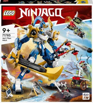 LEGO® NINJAGO® Jay’in Titan Robotu 71785-9 Yaş ve Üzeri Çocuklar için Oyuncak Savaş Robotu ve Ninja Minifigürleri İçeren Oyuncak Yapım Seti (794 Parça)