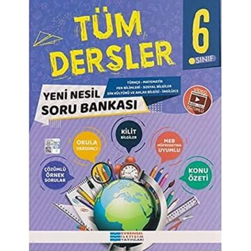 Evrensel 6. Sınıf Tüm Dersler Konu Özetli Soru Bankası Yeni
