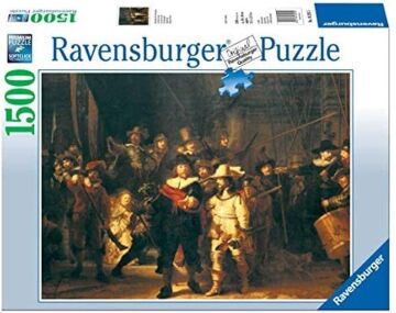 Ravensburger 16205 Rembrandt - Gece Devriyesi Puzzle, 1500 Parça, Çok Renkli