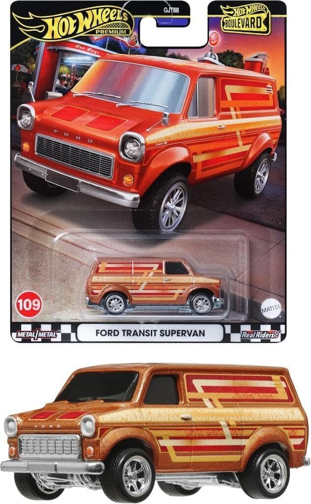 Hot Wheels Boulevard Premium Araçlar GJT68 - HRT76 FORD TRANSIT SUPERVAN