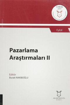 Pazarlama Araştırmaları II (AYBAK 2019 Eylül)
