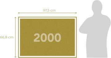 Clementoni 32565 Mordillo Puzzle Orman 2000 Parça Yapboz