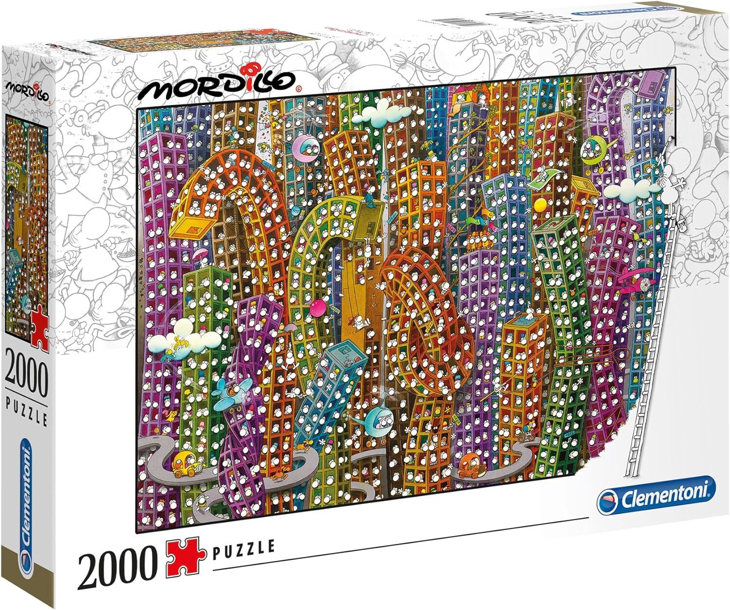Clementoni 32565 Mordillo Puzzle Orman 2000 Parça Yapboz