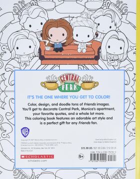 The Official Friends Coloring Book: The One with 100 Images to Color!