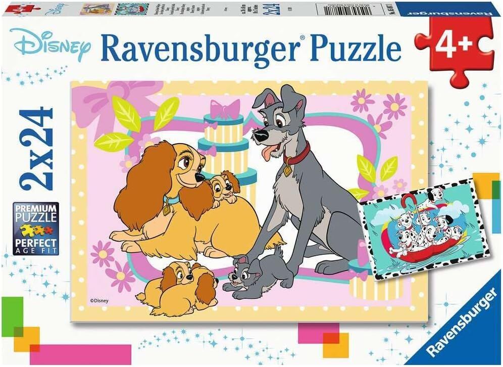 Ravensburger 2x24p Puz WD Favori Hayvanlar