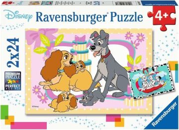 Ravensburger 2x24p Puz WD Favori Hayvanlar