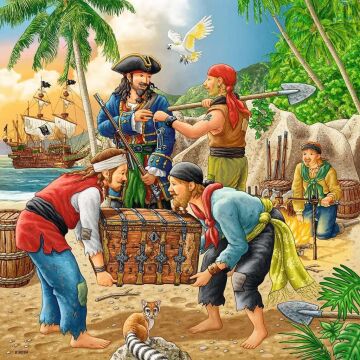 Ravensburger Puzzle 08030 macera Açık denizde