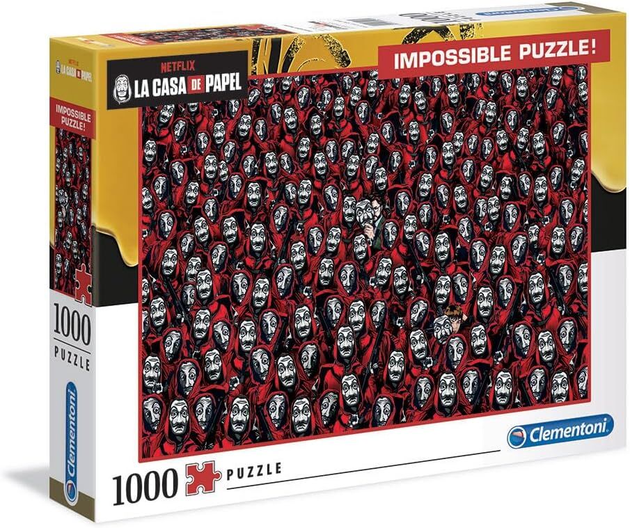Clementoni - 39527 - La Casa De Papel Yetişkin Puzzle - Impossible - 1000 Parça