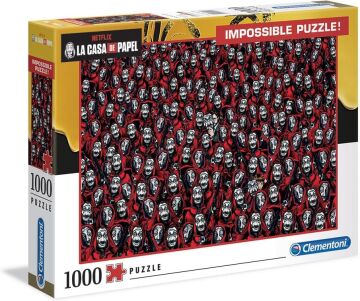 Clementoni - 39527 - La Casa De Papel Yetişkin Puzzle - Impossible - 1000 Parça