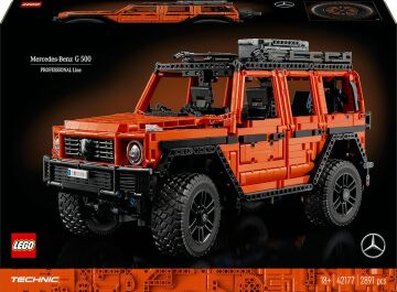 LEGO Technic Mercedes-Benz G 500 PROFESSIONAL Line 42177 - Yetişkinler için G Sınıfı Koleksiyonluk Araba Modeli Yapım Seti (2891 Parça)