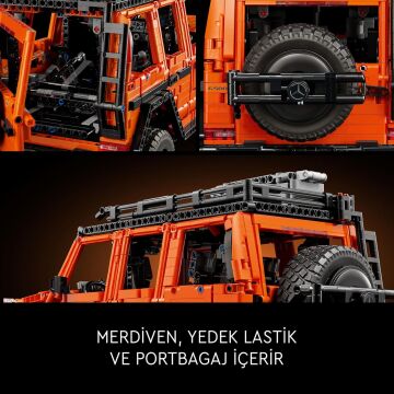 LEGO Technic Mercedes-Benz G 500 PROFESSIONAL Line 42177 - Yetişkinler için G Sınıfı Koleksiyonluk Araba Modeli Yapım Seti (2891 Parça)