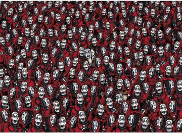 Clementoni - 39527 - La Casa De Papel Yetişkin Puzzle - Impossible - 1000 Parça